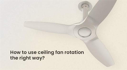 How to Use Ceiling Fan Rotation the Right Way for Every Season