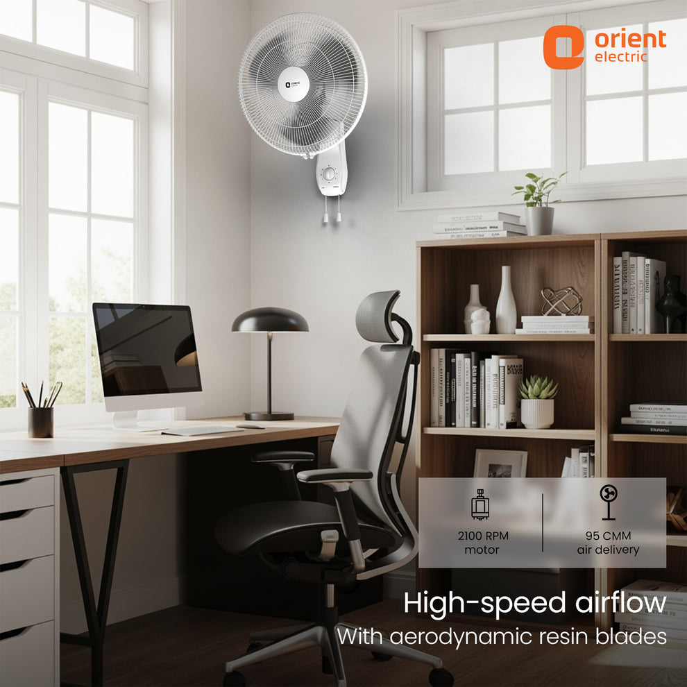 Commander Grey Wall fan Orient