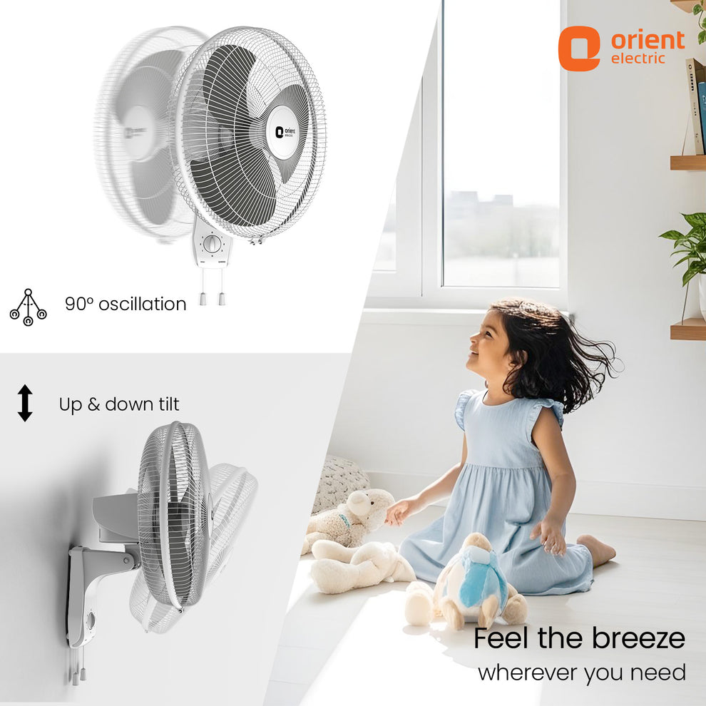 Commander Grey Wall fan Orient