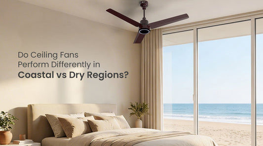 Do Ceiling Fans Perform Differently in Coastal vs Dry Regions?