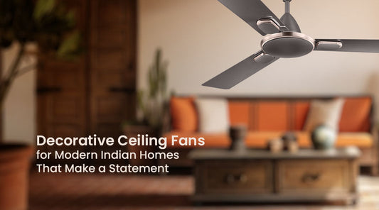 Decorative Ceiling Fans for Living Room Interiors That Make a Lasting Statement