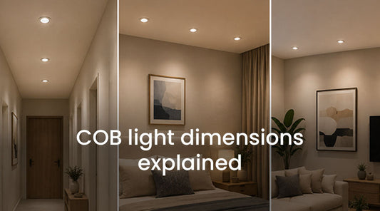 COB Light Dimensions Explained: Sizes, Cut-Out & Selection Guide