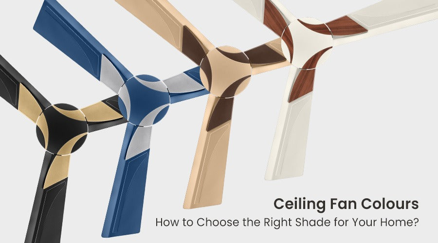 Ceiling Fan Colours: How to Choose the Right Shade for Your Home