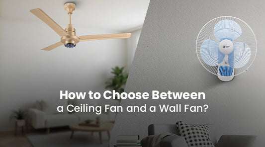 Ceiling Fan Vs Wall Fan