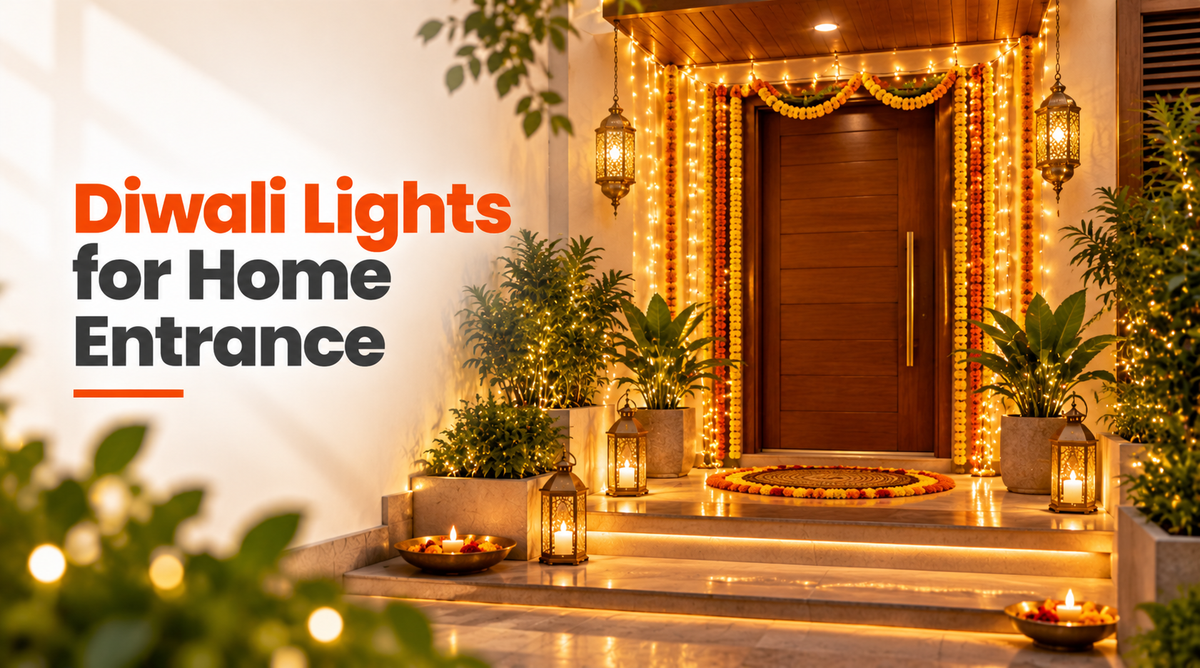 Diwali Lights for Home Entrance