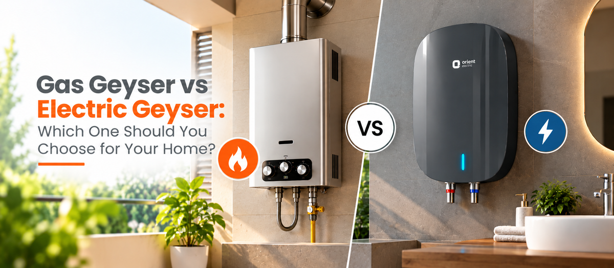 Gas Geyser vs Electric Geyser: Which One Should You Choose for Your Home?