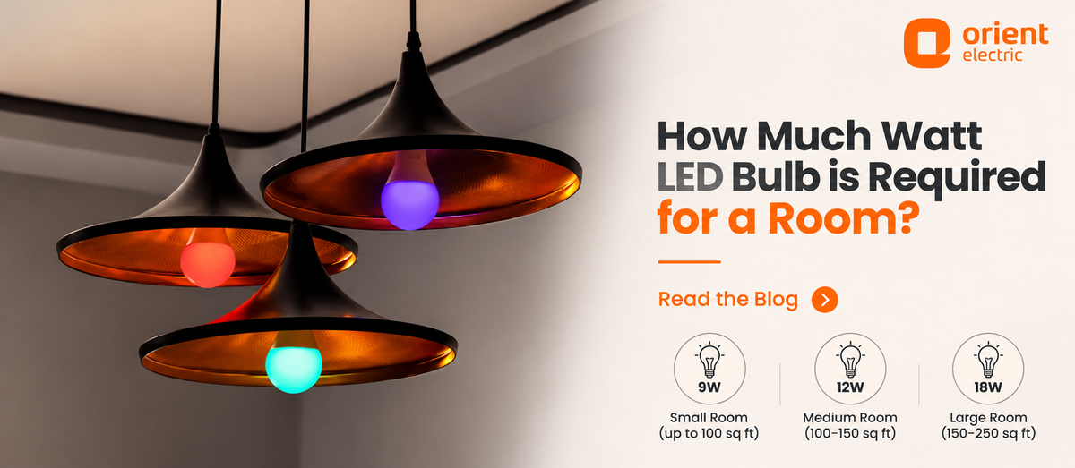 How Much Watt LED Bulb is Required for a Room