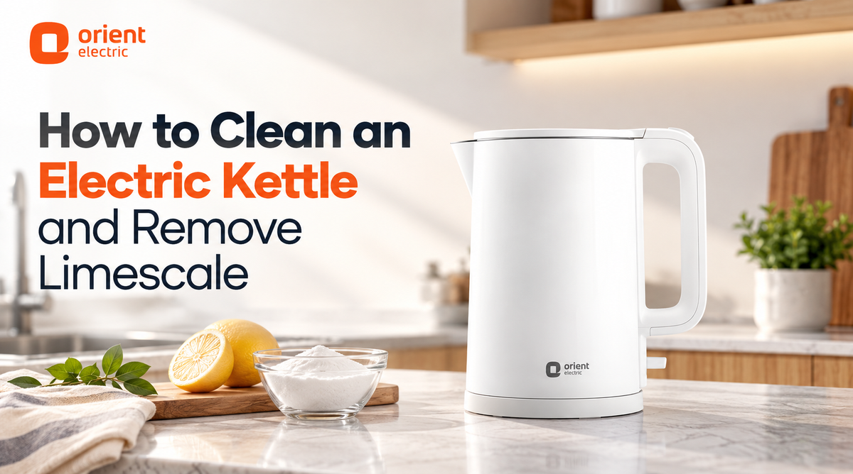 How to Clean an Electric Kettle and Remove Limescale