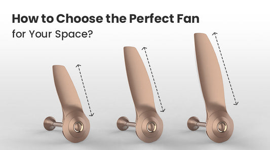 How to choose ceiling fan size?