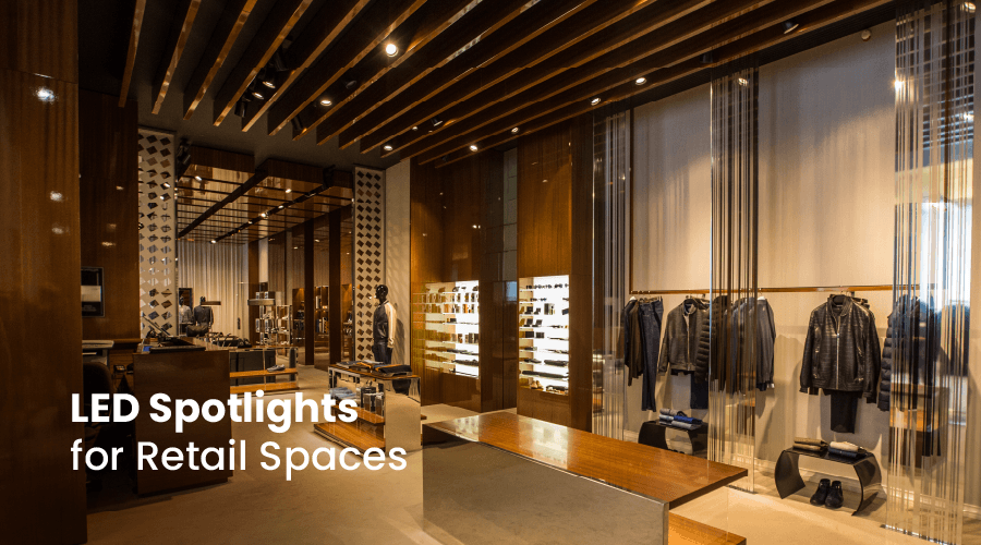 Designing Retail Spaces with LED Spotlights: Focus and Flexibility