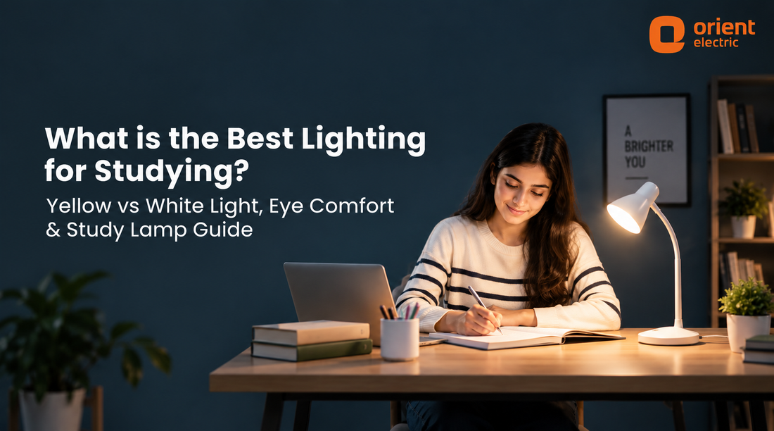 What is the Best Lighting for Studying? Yellow vs White Light, Eye Comfort & Study Lamp Guide