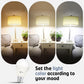 9W Multicolor Bulb 3CCT moodlight led lamp set the light color according to your mood