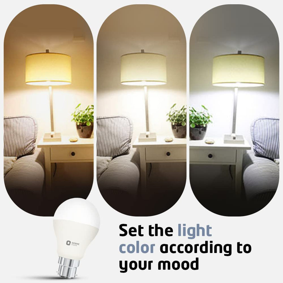 9W Multicolor Bulb 3CCT moodlight led lamp set the light color according to your mood