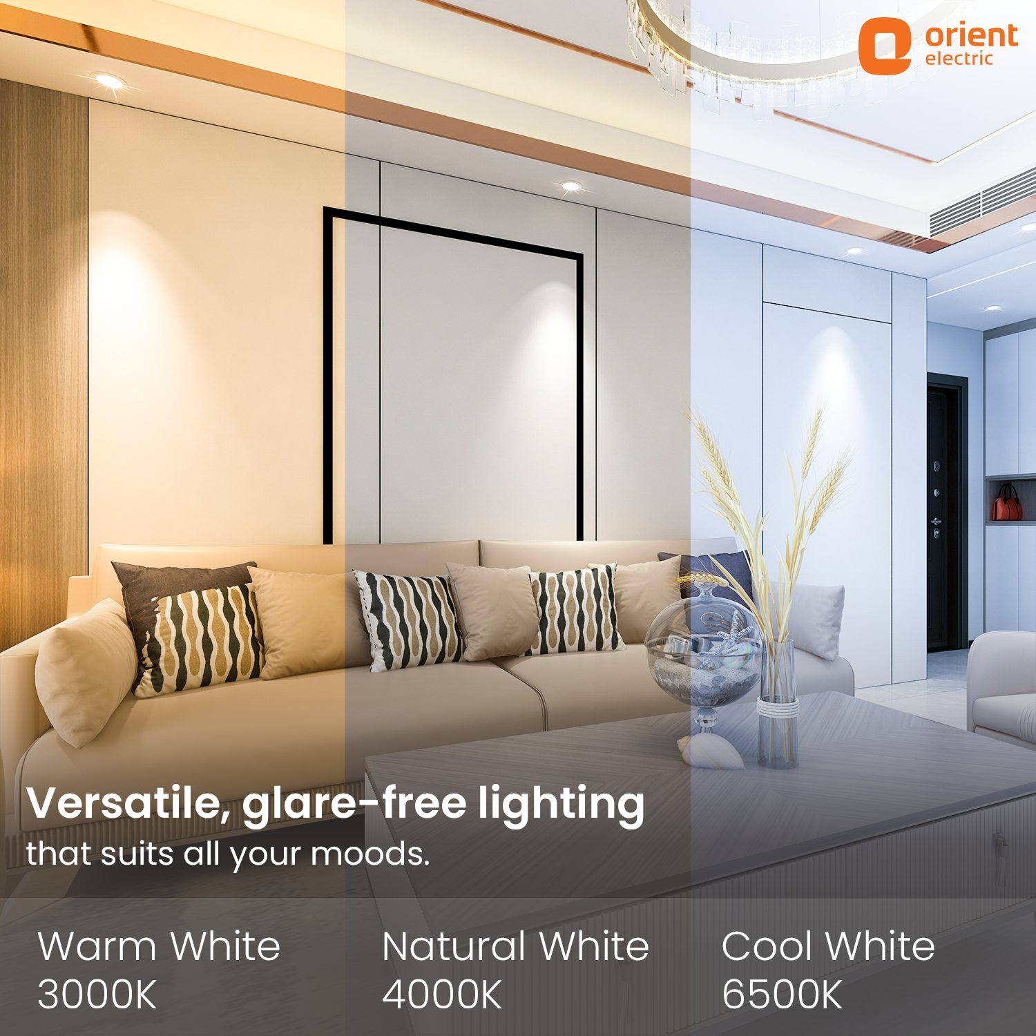 6W, 12W, 18W Warm White, Natural White, Cool White