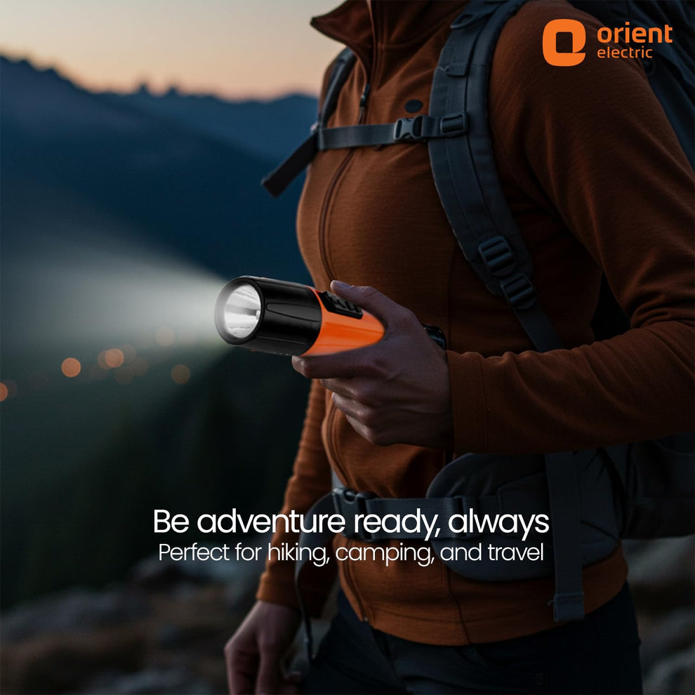1W Cool White Bolt LED Torch be adventure ready always perfect for hiking camping and travel