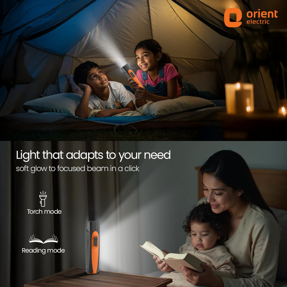 1W Cool White Ranger Dual LED Torch light that adapts to your need soft glow to focused beam in a click