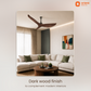 Dark Teak Wood Cedar