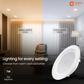 7W White Cool White Warm White Moonlite Nova LED Downlighter lighting for every setting choose from warm and cool white