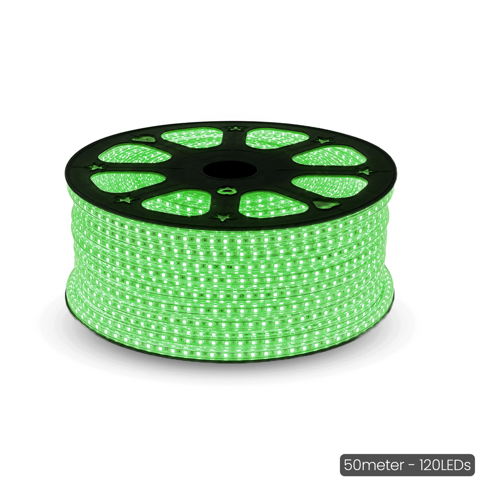 50m 120 LED Green led rope light