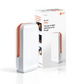 litpac emergency rechargeable led lantern cloud dancer orange 15 w