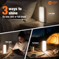 litpac emergency rechargeable led lantern cloud dancer orange 15 w emergency light