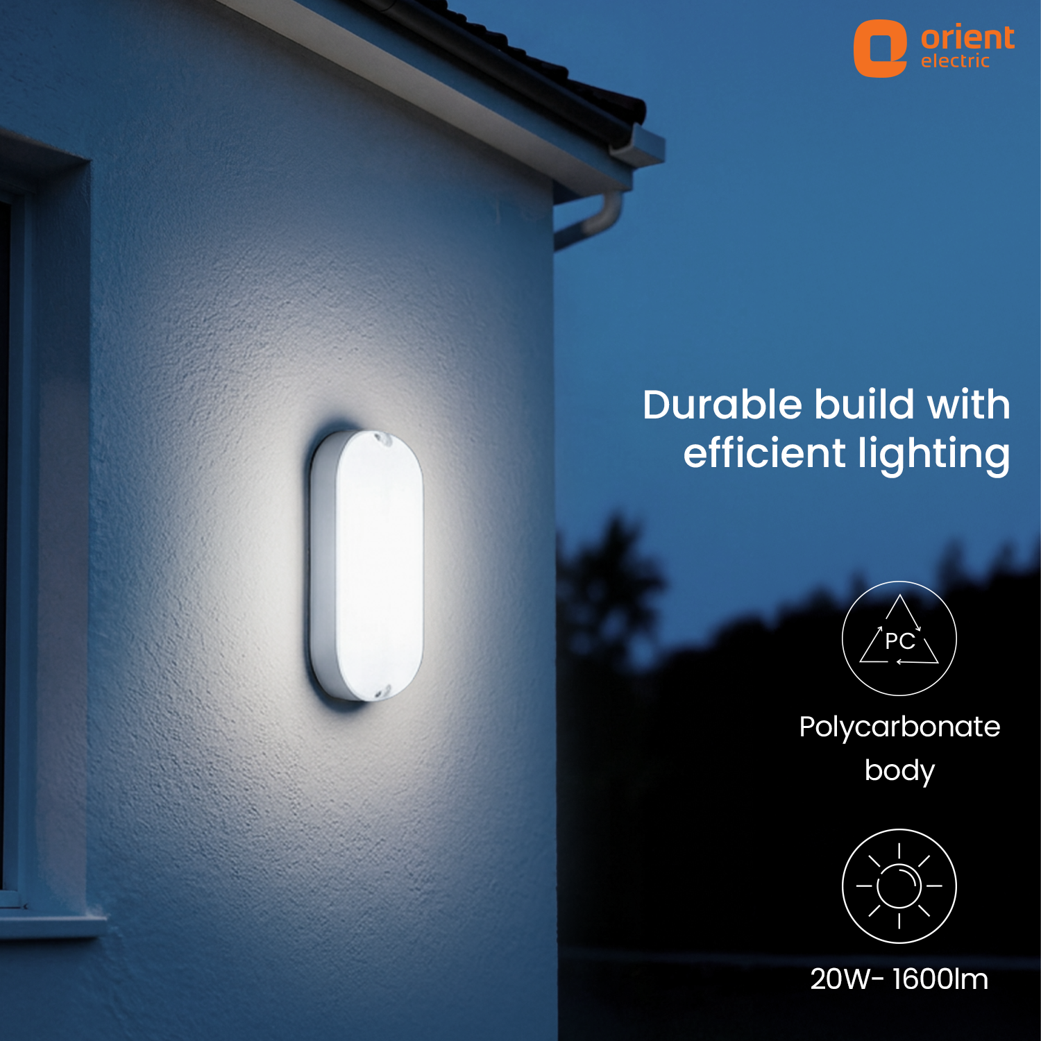 20w cool white warm white eternal bulkhead outdoor wall light