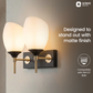 Twin Raya Candle Wall Light