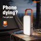 litpac emergency rechargeable led lantern cloud dancer orange 15 w study lamp emergency light