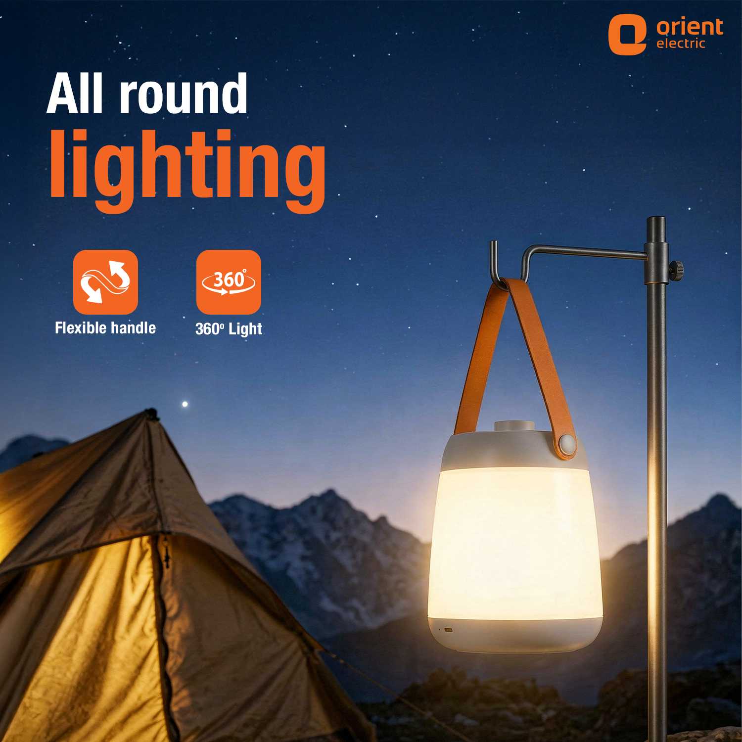 litpod rechargeable emergency lantern 5w cloud dancer hanging light
