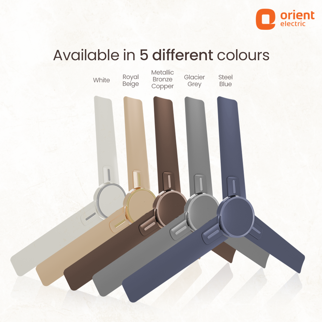 1200MM Steel Blue Ceiling Fan Orient