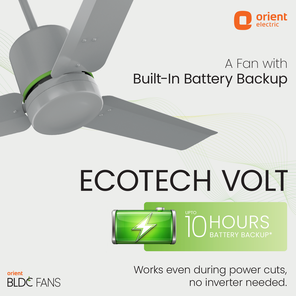 1200MM Glacier Grey Ceiling Fan Orient