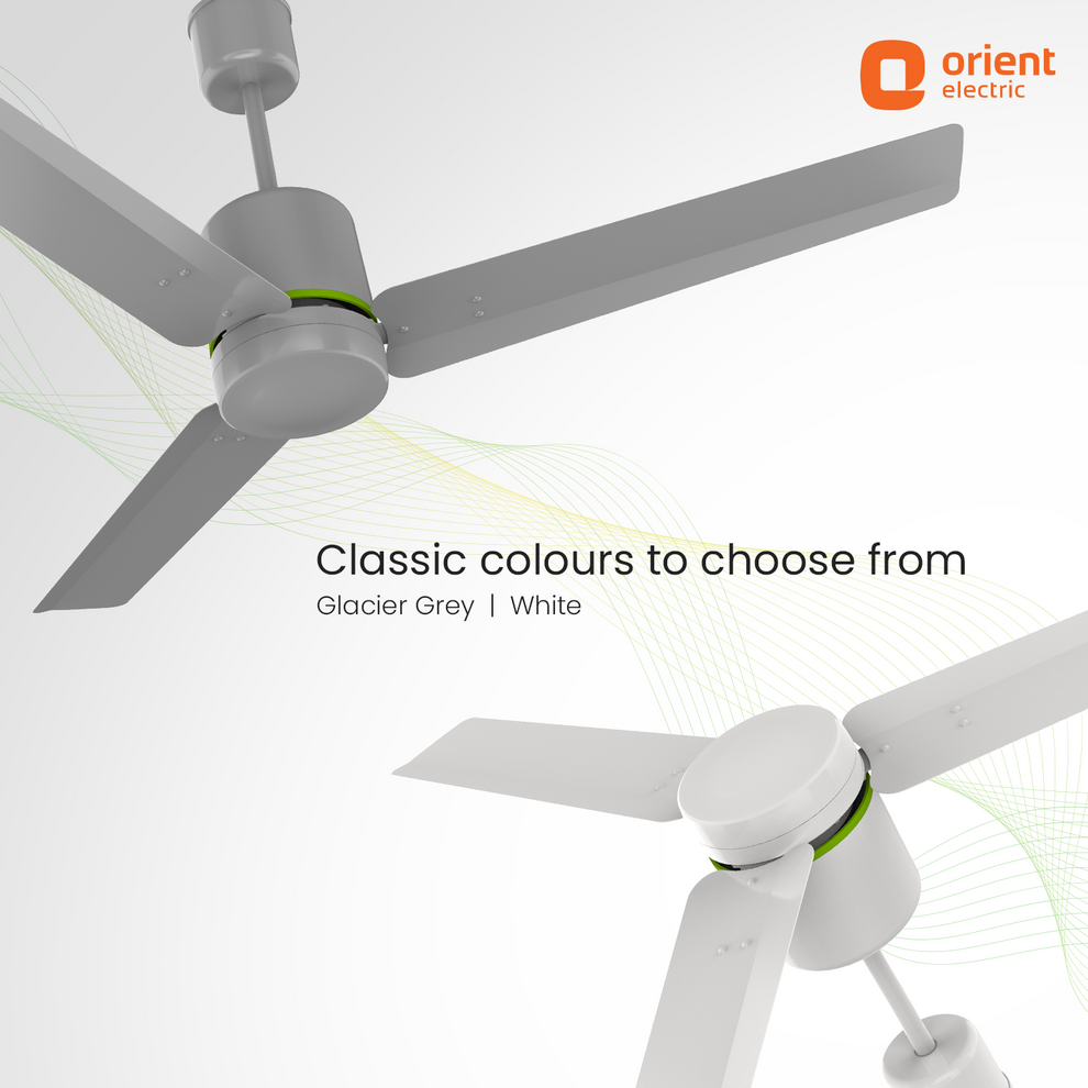 1200MM Glacier Grey Ceiling Fan Orient