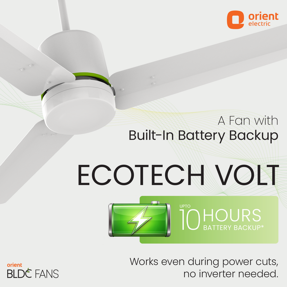 1200MM White Ceiling Fan Orient