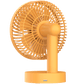 Tangerine Orange Portable Personal Fan Orient