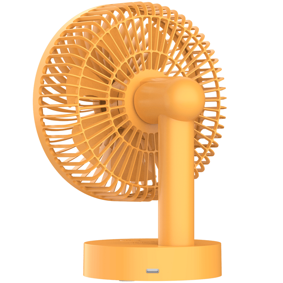 Tangerine Orange Portable Personal Fan Orient
