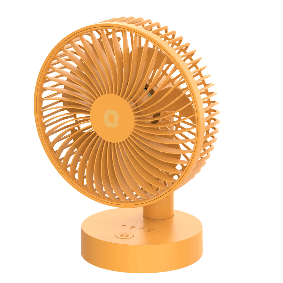Tangerine Orange Portable Personal Fan Orient