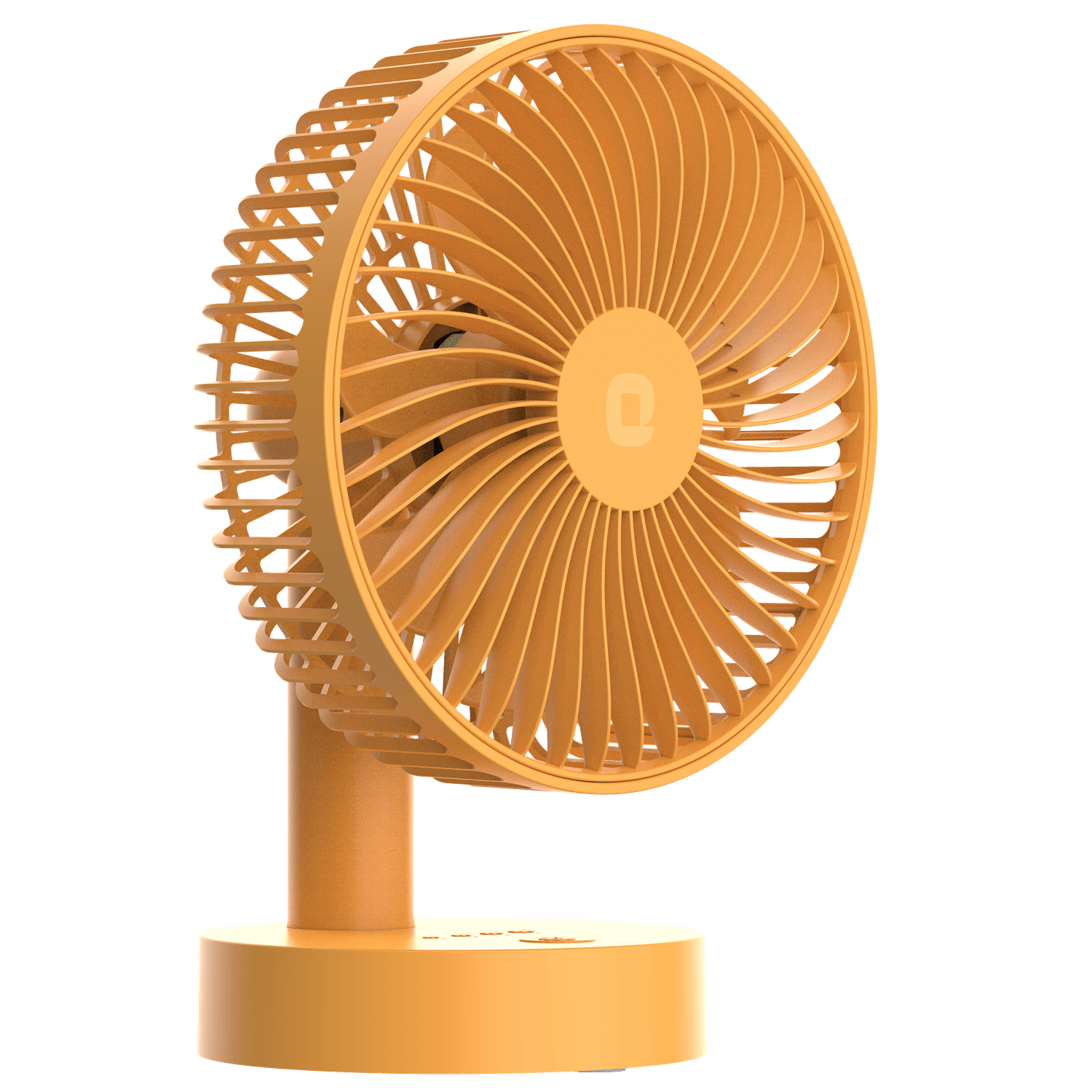 Tangerine Orange Portable Personal Fan Orient