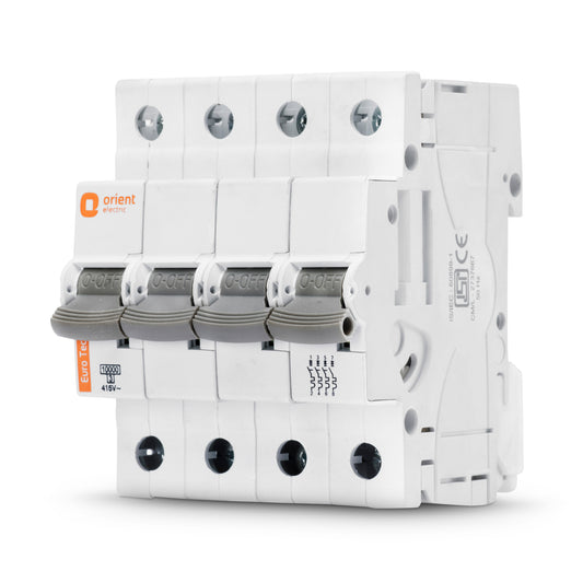 Eurotech MCB Four Pole - Curve C