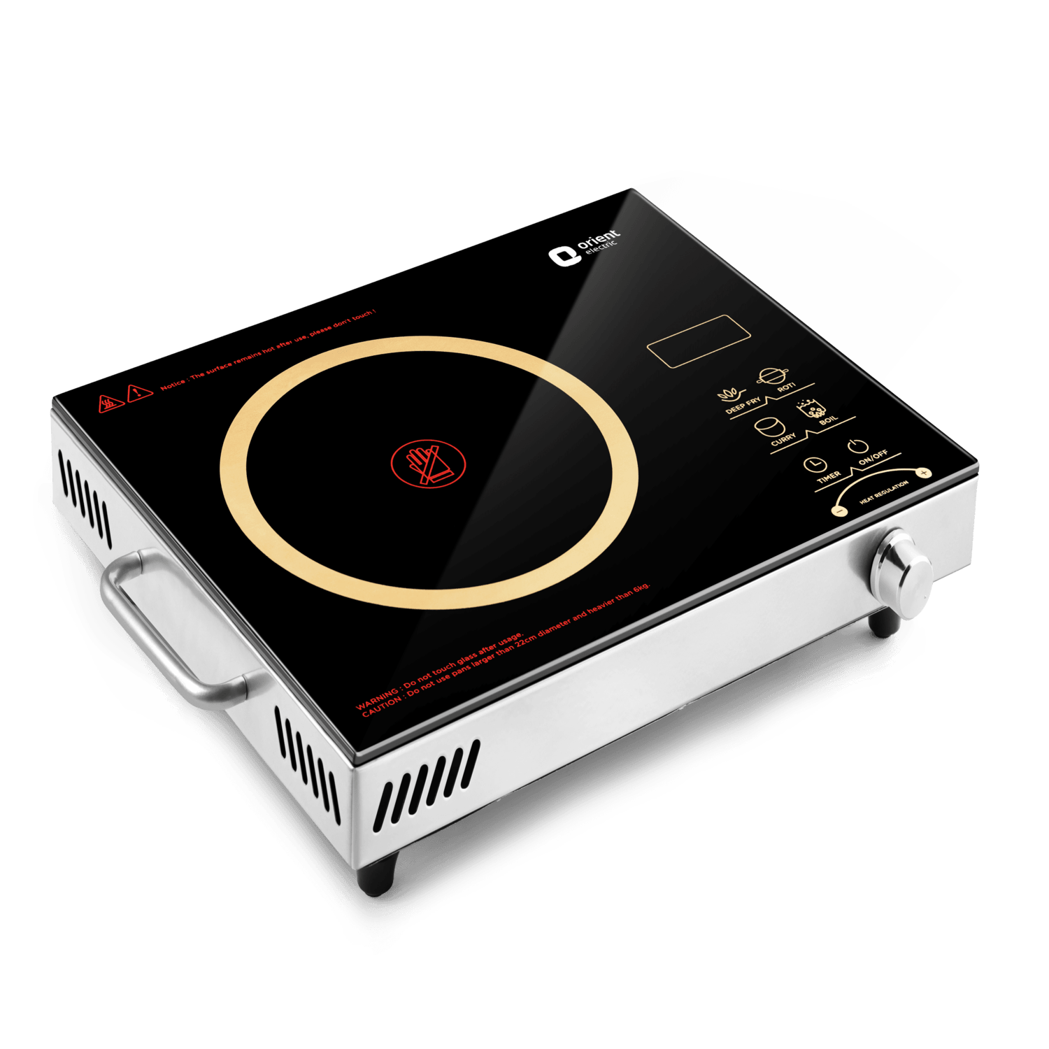 Sizzle Infrared Cooktop | 2200 Watt Induction Cooktop | All Metal Cookware | 1 Year Warranty