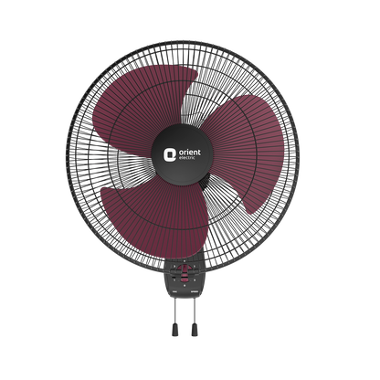 Crimson Red Wall Fan Orient