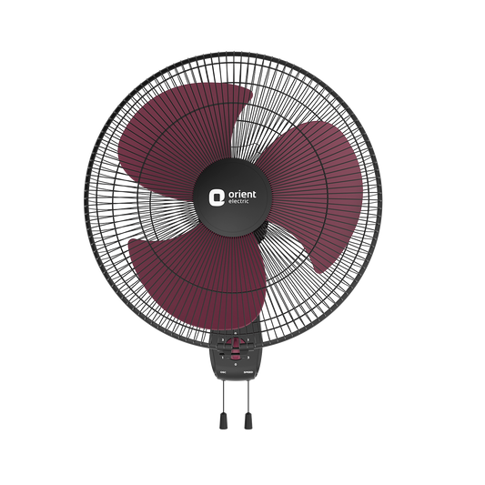 Crimson Red Wall Fan Orient