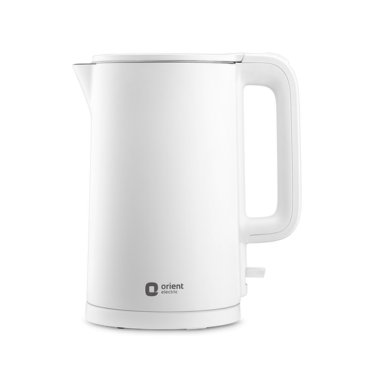 1.5L Kettle 1650 Watts | Cool Touch Body | Faster Heating | White, Plastic