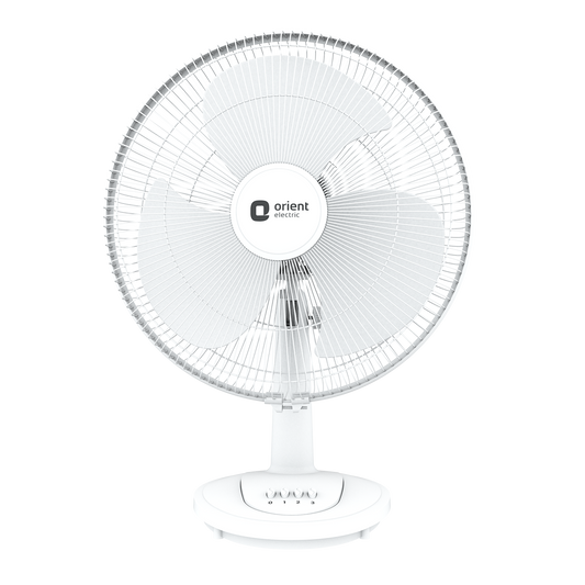 Signal White Table Fan Orient