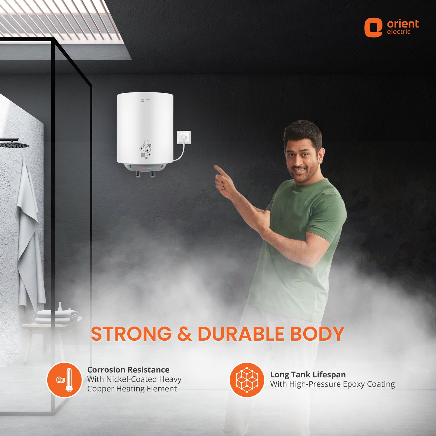 10L, 15L, 25L, Orient Geyser for Bathroom