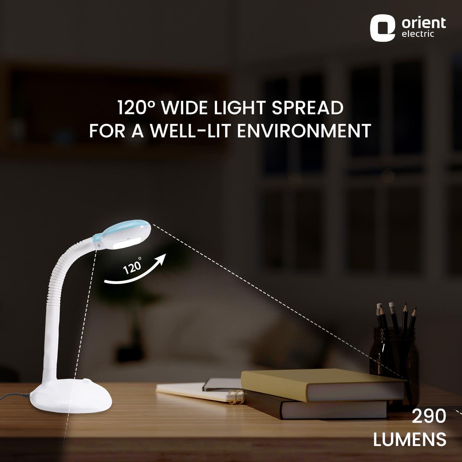 Buy Oval LED Desk Lamp for Study Table Online in India | Orient Electric
