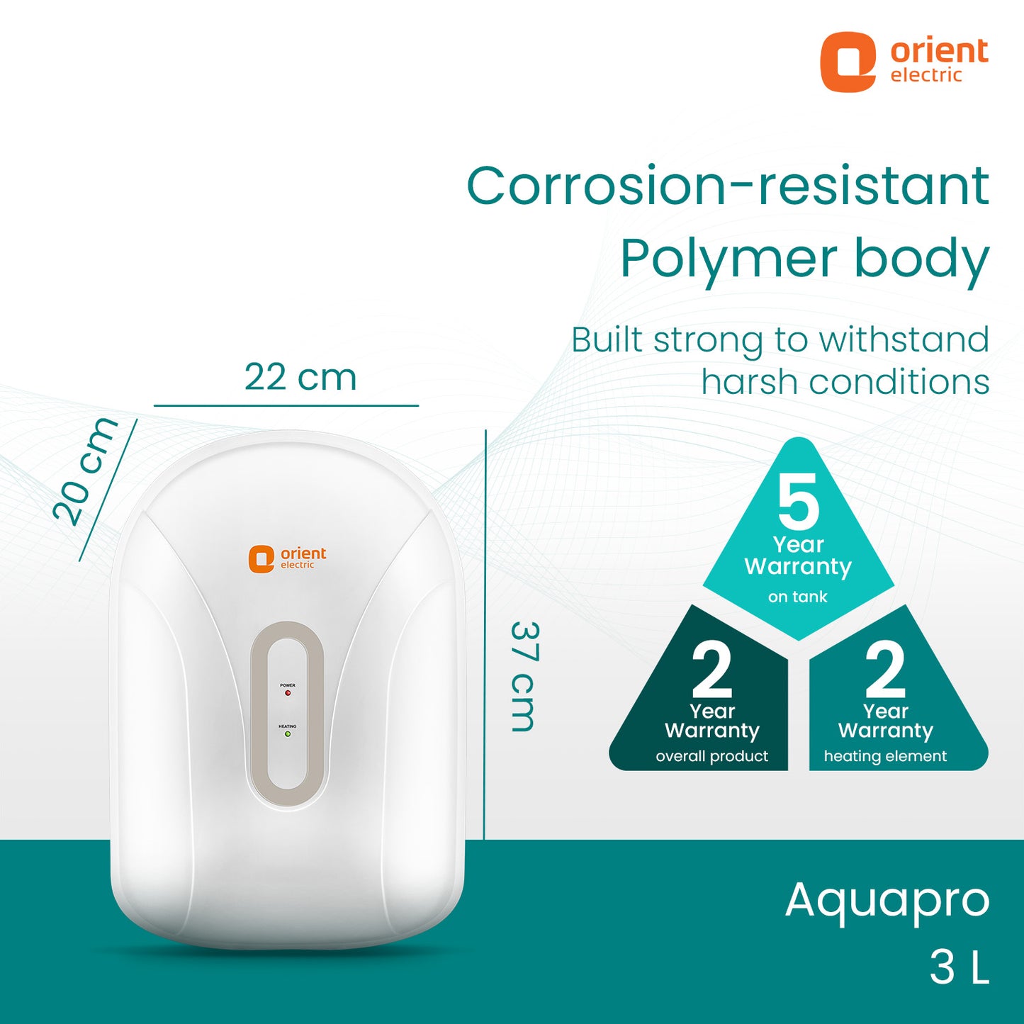 Aquapro 3L Instant Water Heater (Geyser)