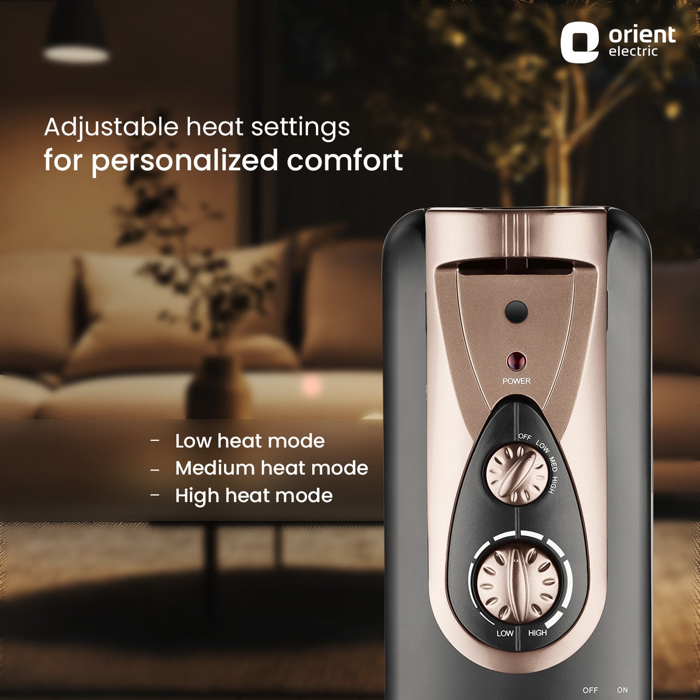 Comforter Collection 2900W /13 Fin Oil Filled Room Heater