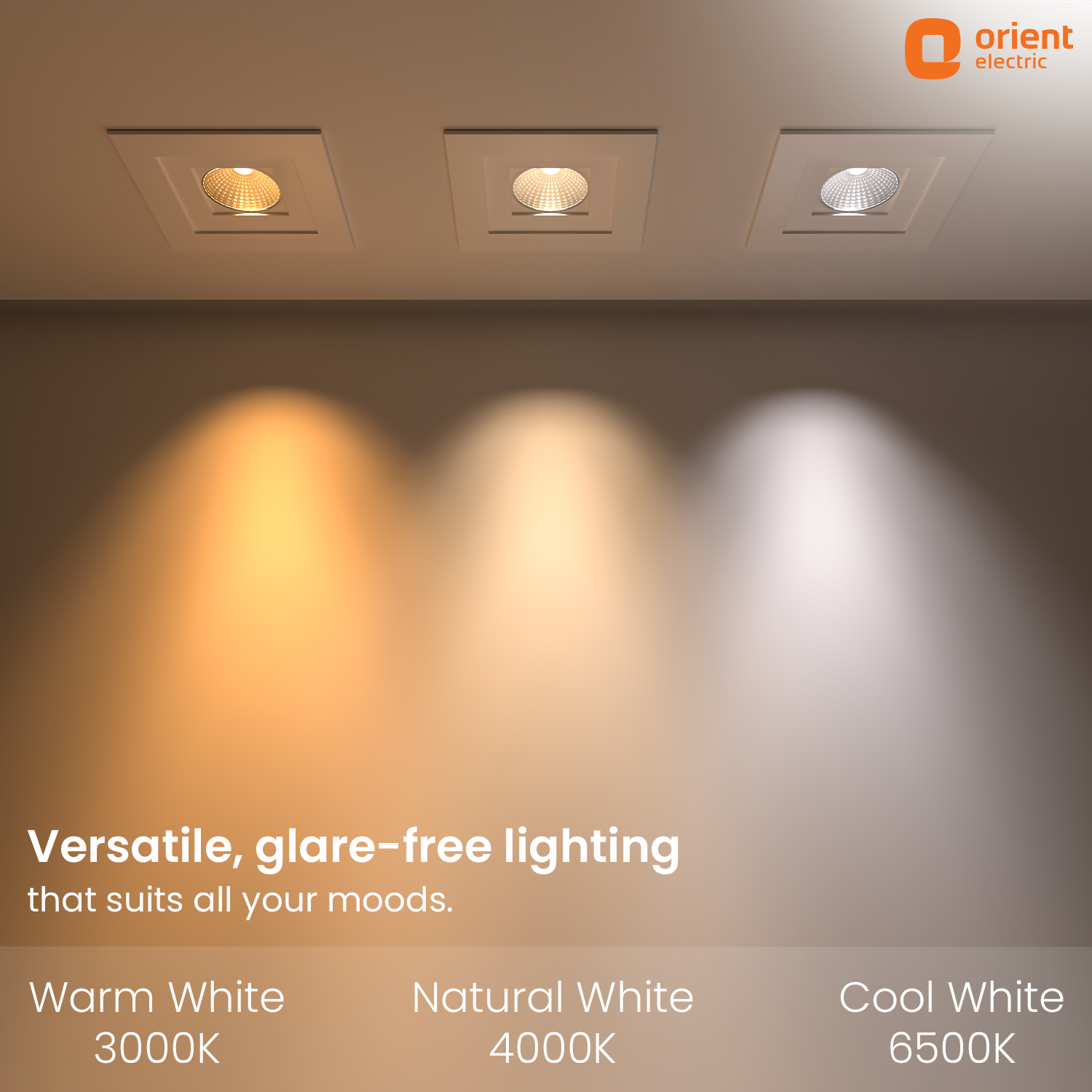 Rose Gold, 6W, 12W, 18W, Warm White, Natural White, Cool White