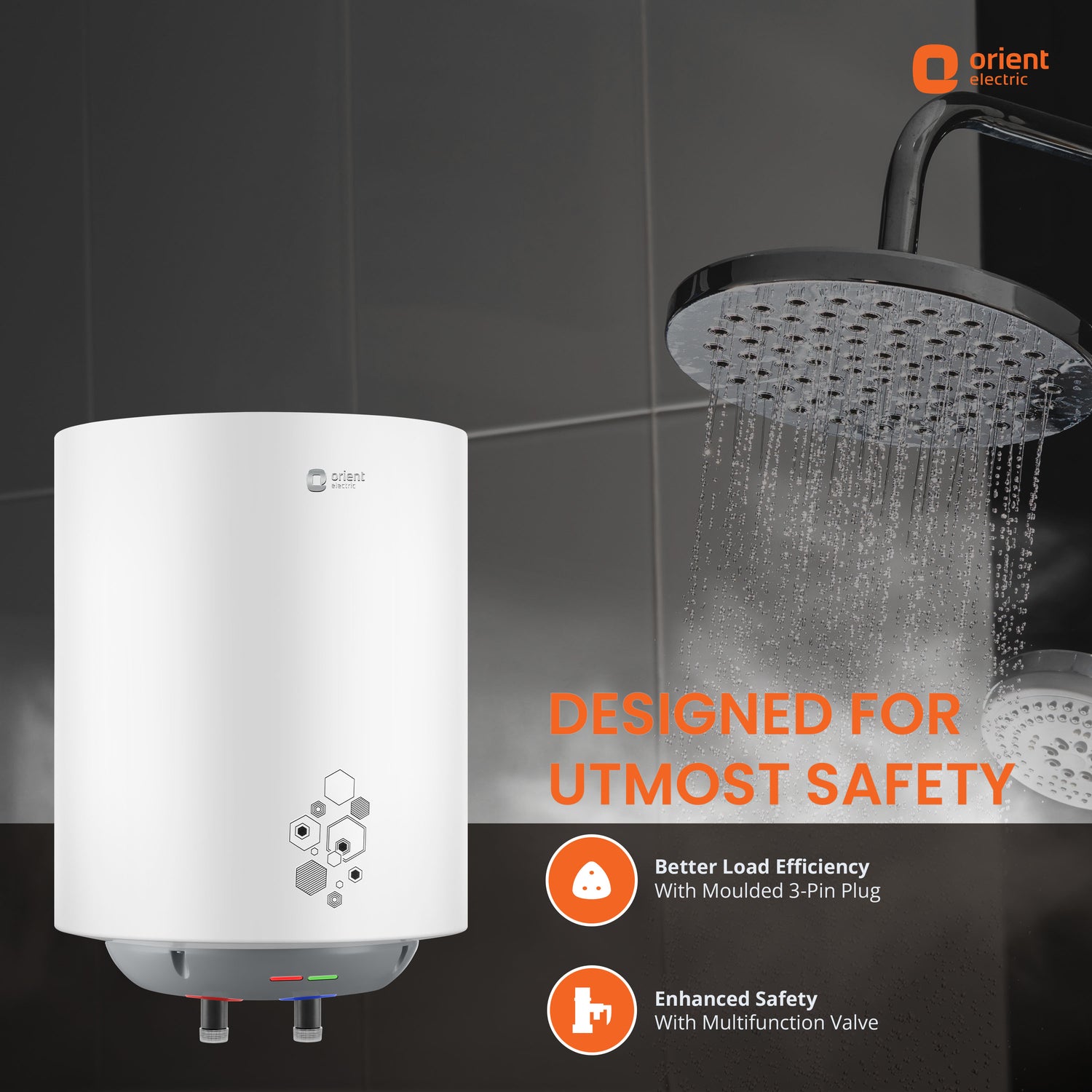 10L, 15L, 25L, Orient Geyser for Bathroom