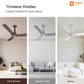 IFloat Neu BLDC Ceiling Fan clay brown glacier grey white 1200 mm with remote control
